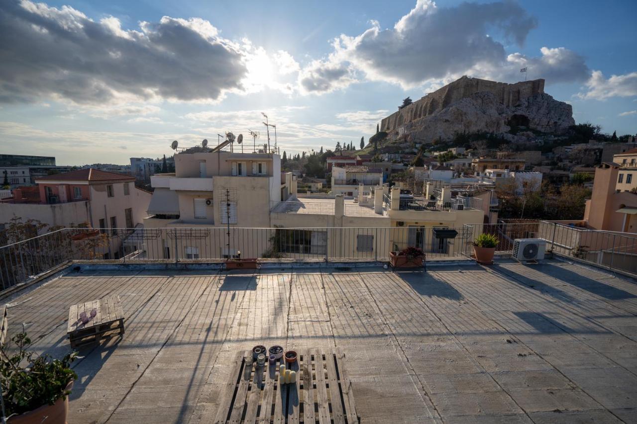 Plaka With Acropolis Rooftop View Access
